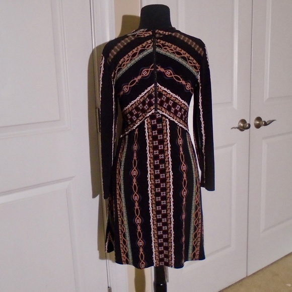 FREE PEOPLE 'Stella' Black Knit Mini Dress XS/S - Picture 8 of 9